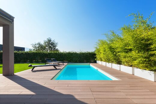 Piscines à coques